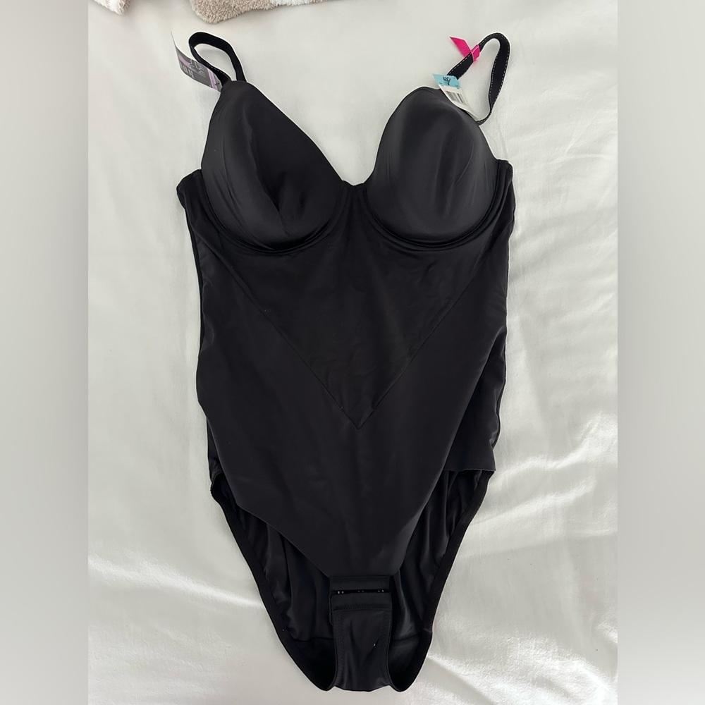 Maidenform Black Shapewear Bodysuit